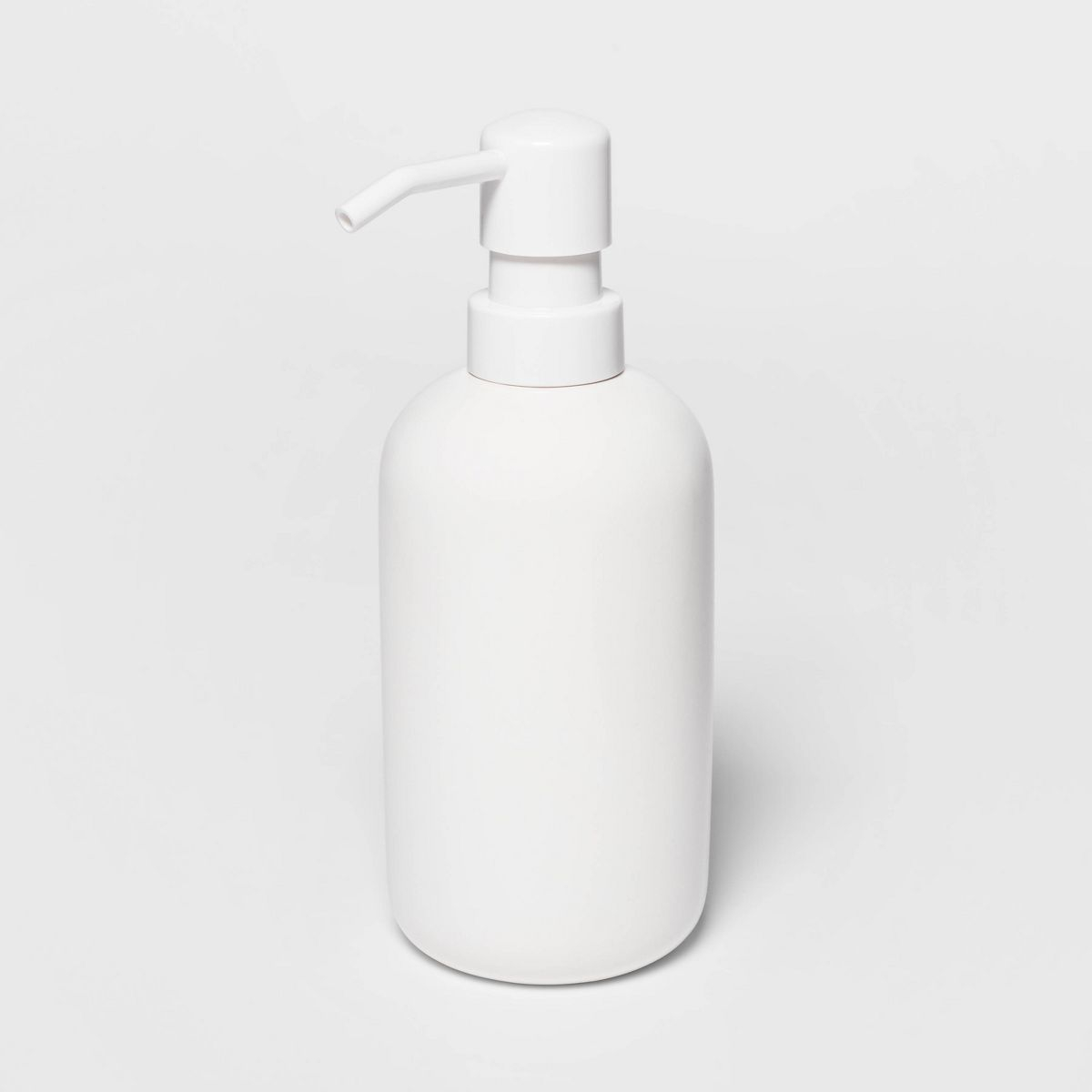 Soap Dispenser Pump - Witte keramische zeepdispenser met pomp, 13oz,