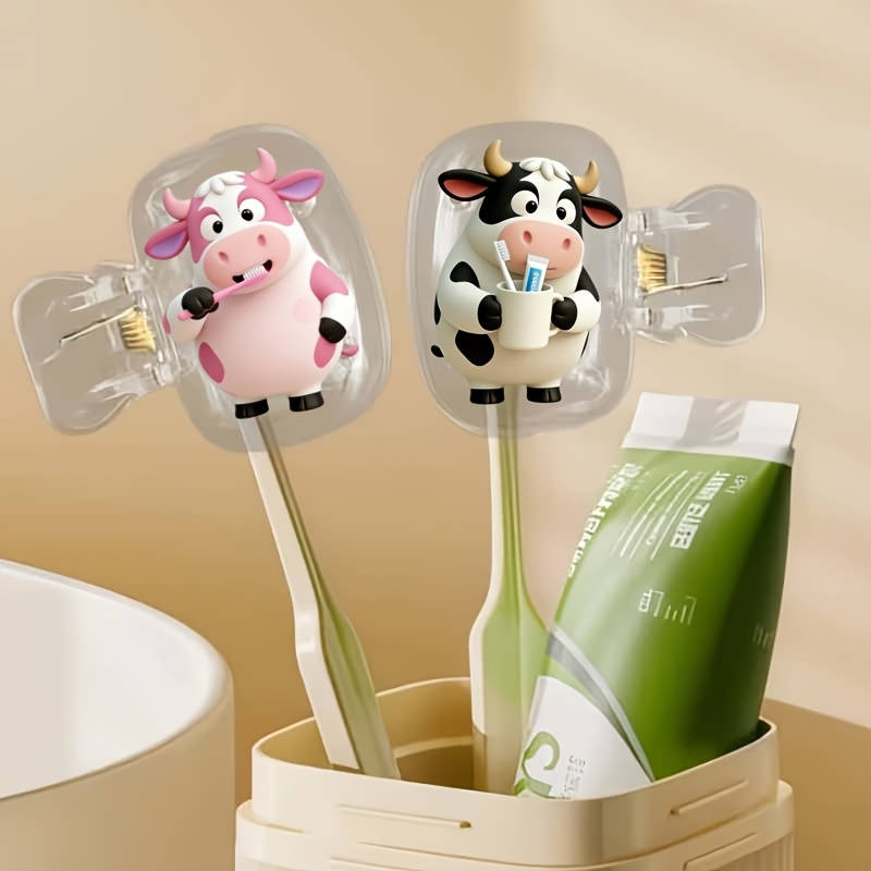Home Essentials Bathroom Accessories - 2 stuks koe-tandenborstelhouder, ideaal voor thuis-