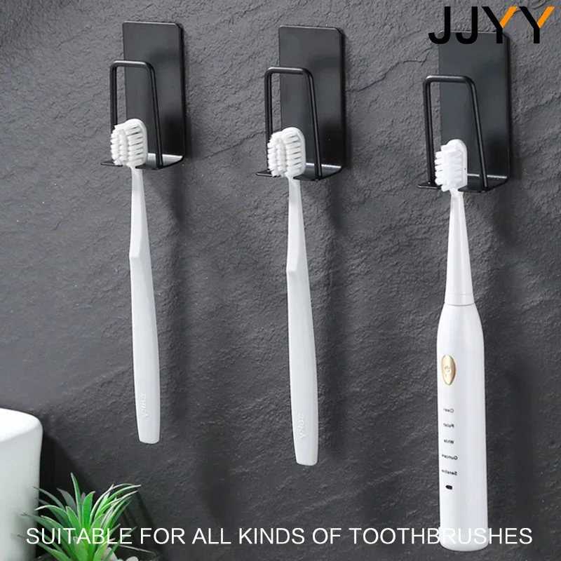 Home Essentials Bathroom Accessories - Roestvrijstalen tandenborstelhouder Creatieve badkamerbeker Traceless Stand