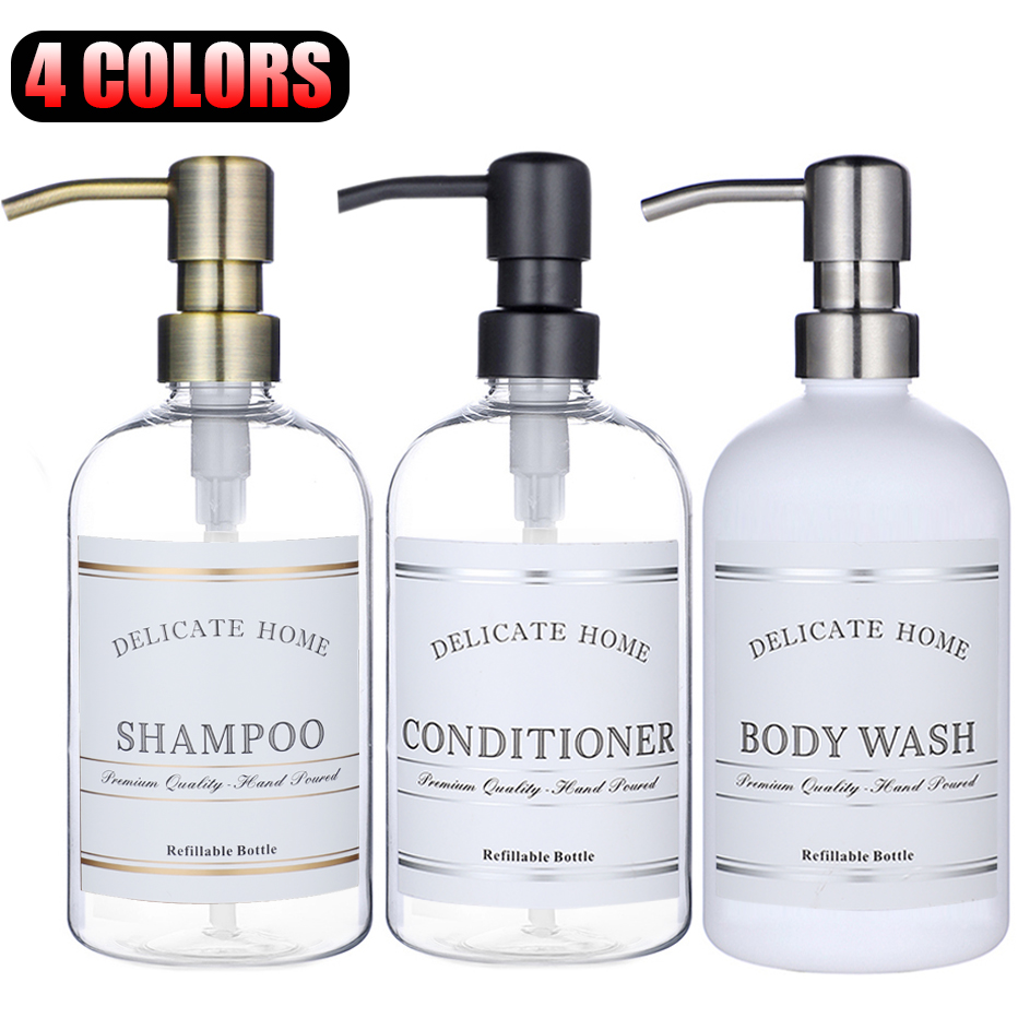 Soap Dispenser Pump - Apotheker Zeepdispenser Elegante Badkamer Douchefles Plastic