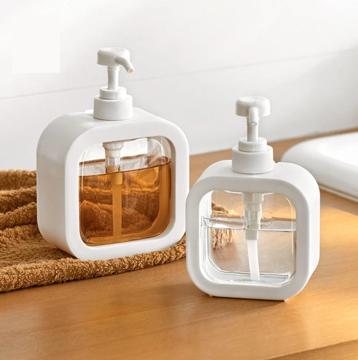Soap Dispenser Pump - 300/500Ml Badkamer Zeepdispensers Hervulbare Lotion Shampoo