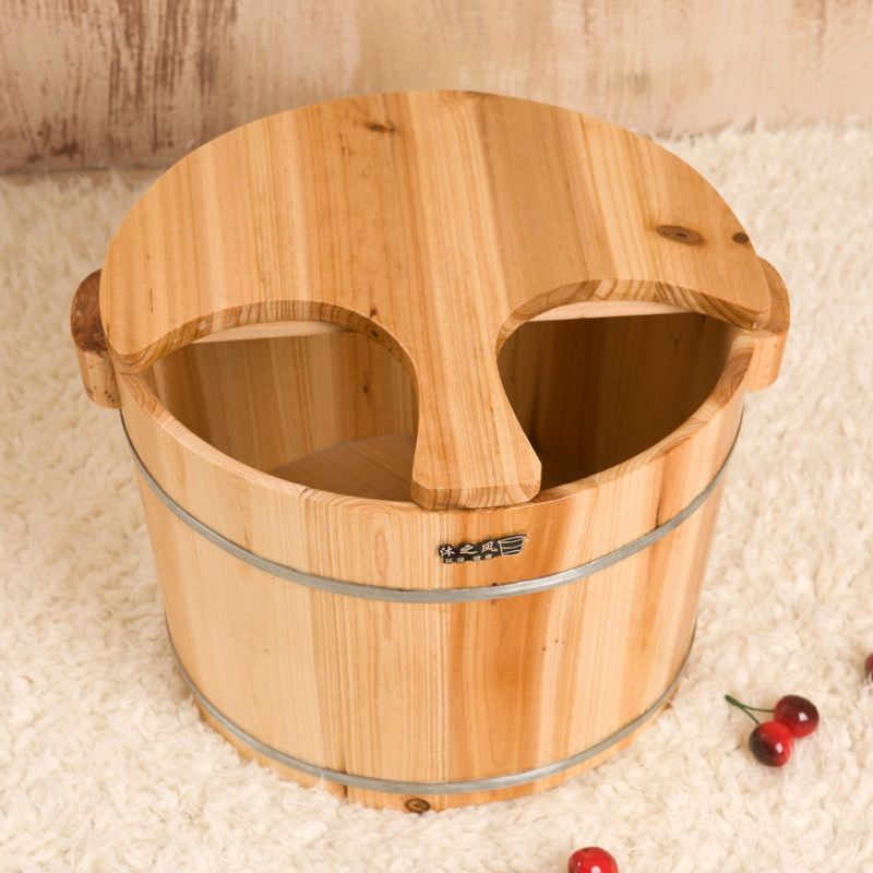 Home Bathroom Spa - Houten voetbad Diep geïsoleerde badkuip voor