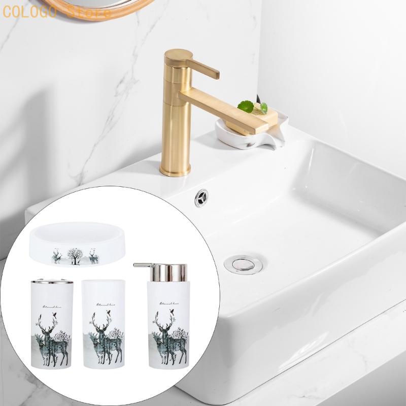 Badkameraccessoireset met hert - Home Essentials Bathroom Accessories recensie en prijs