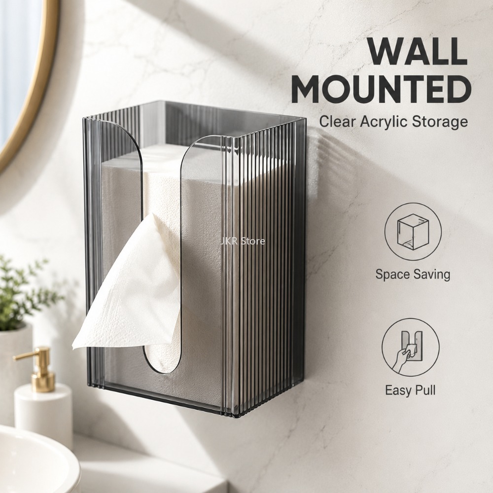 Transparante Acryl Tissue Box  - Home Bathroom Paper Towel Dispenser recensie en prijs
