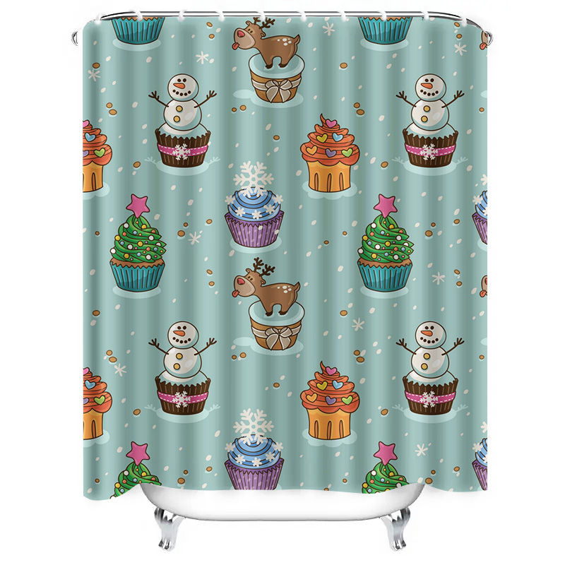 TU Charmant Kerst Douchegordij - Home Decor Bathroom Ideas recensie en prijs