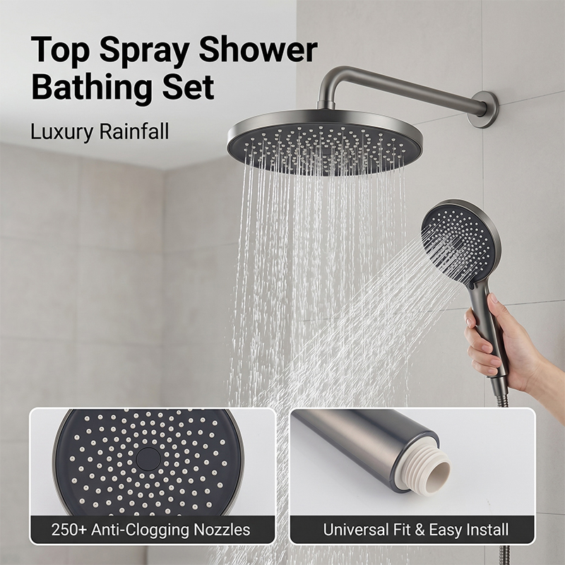 3-modi handdouche met hoge dru - Home Bathroom Spa recensie en prijs