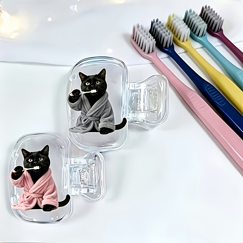 4 stuks zwarte kattenbadjas, d - Home Essentials Bathroom Accessories recensie en prijs