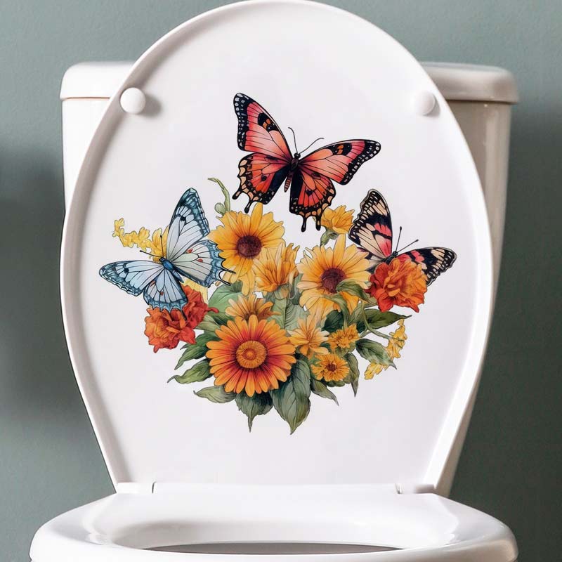 Landelijke stijl bloem aquarel - Home Bathroom Tiles recensie en prijs