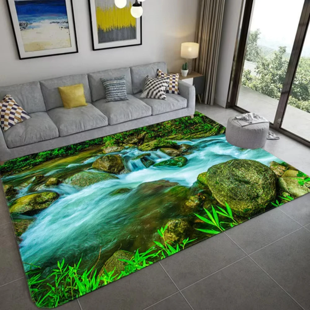 Natuur geïnspireerd 3D landsch - Home Decor Bathroom Ideas recensie en prijs