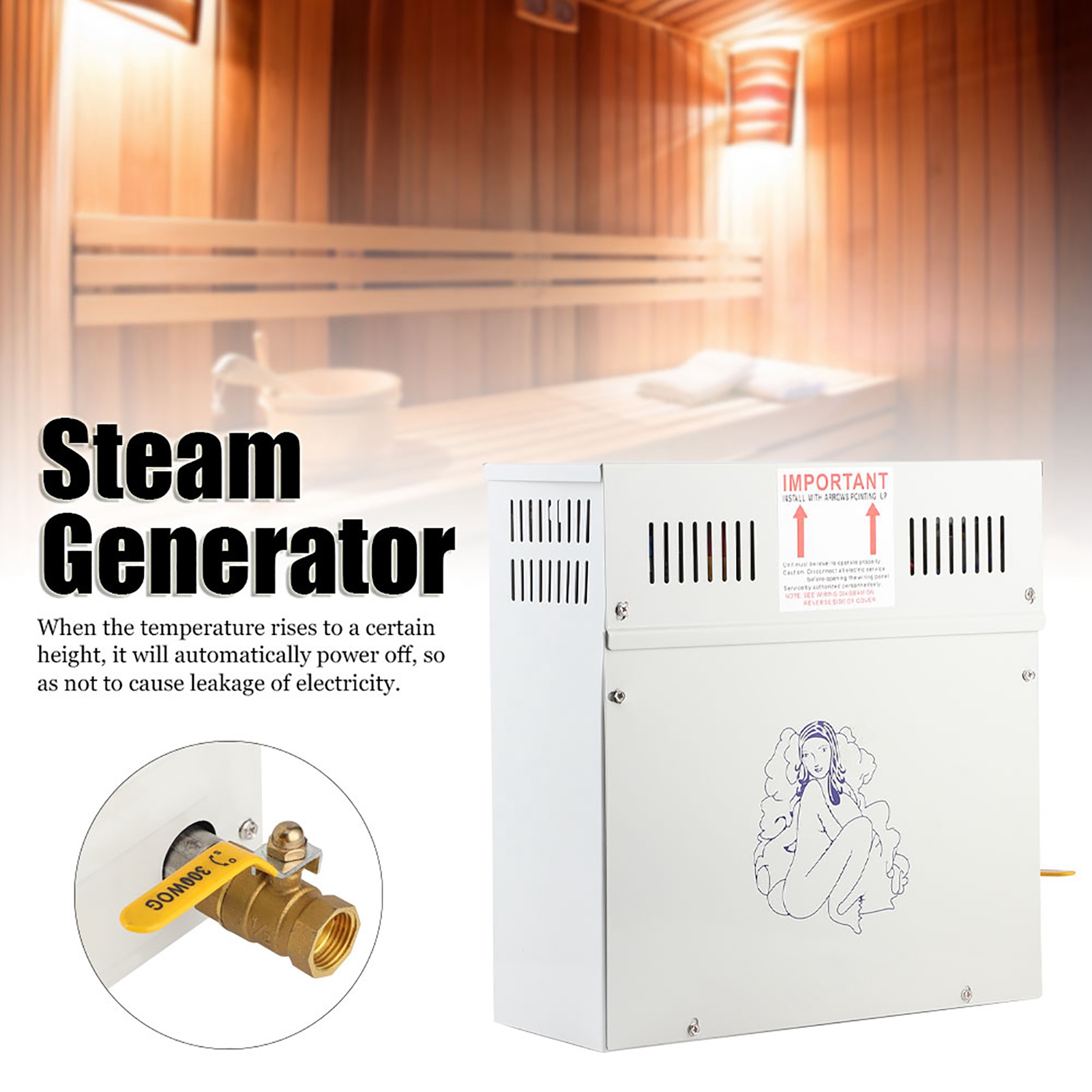 4,5KW 220V Stoomgenerator Douc - Home Bathroom Spa recensie en prijs