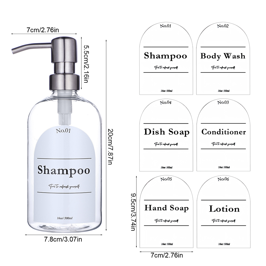 Doorzichtige shampoo condition - Soap Dispenser Pump recensie en prijs