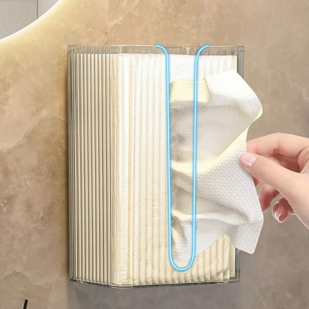 Acryl tissueboxhouder, transpa - Home Bathroom Paper Towel Dispenser recensie en prijs
