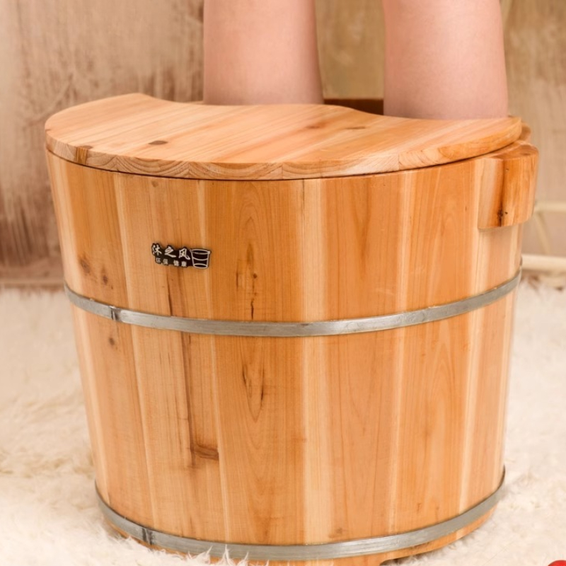 Houten voetbad Diep geïsoleerd - Home Bathroom Spa recensie en prijs