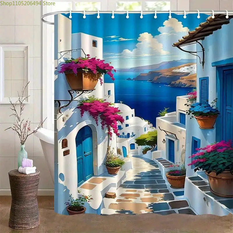 Santorini Grieks eiland douche - Home Decor Bathroom Ideas recensie en prijs